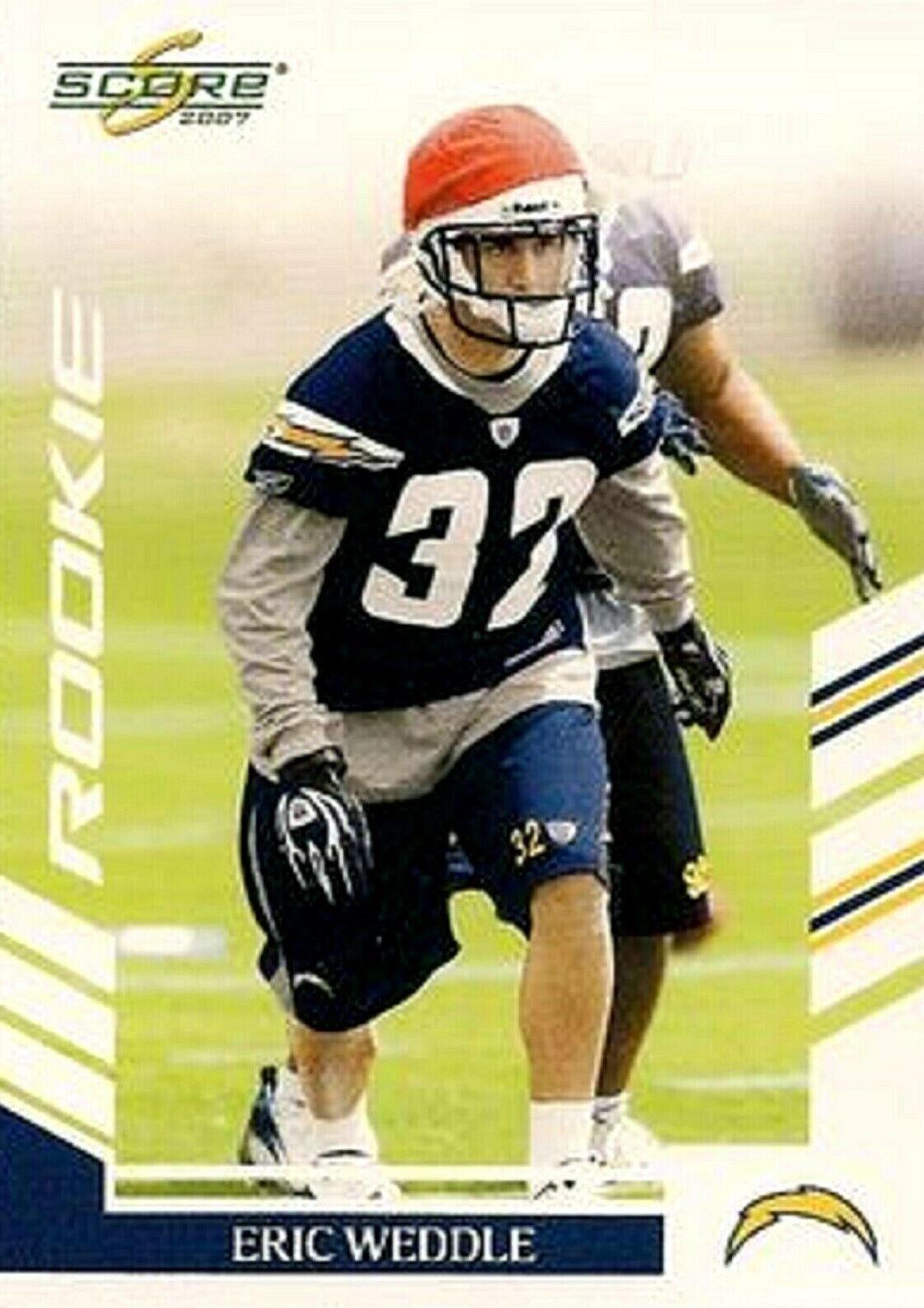 Eric Weddle #311 Football Cards 2007 Panini Score