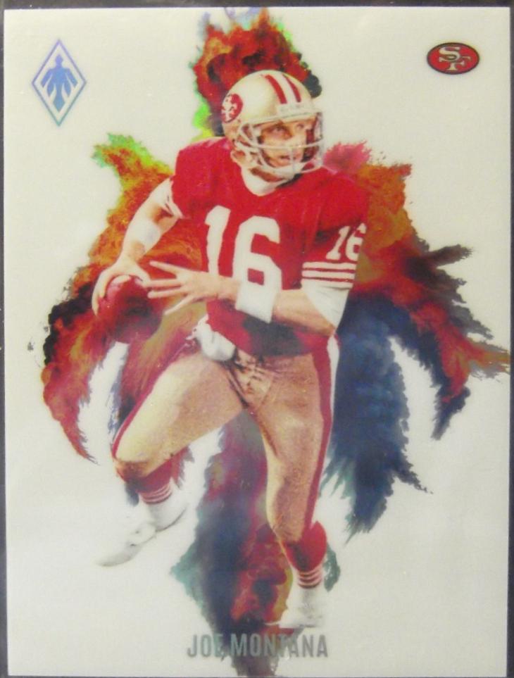 Joe Montana #CB-JMA Football Cards 2024 Panini Phoenix Color Blast