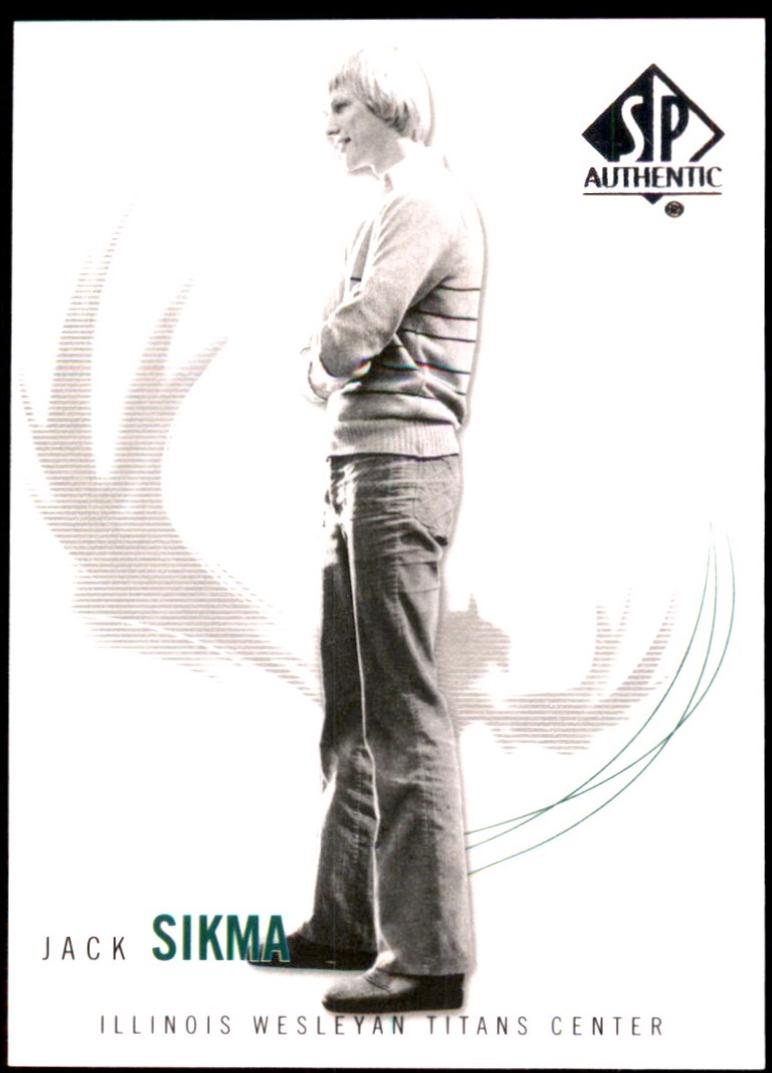 Jack Sikma #69 2010 Sp Authentic Basketball