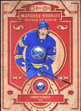 Owen Power #W-OP Hockey Cards 2022 O Pee Chee Woodies