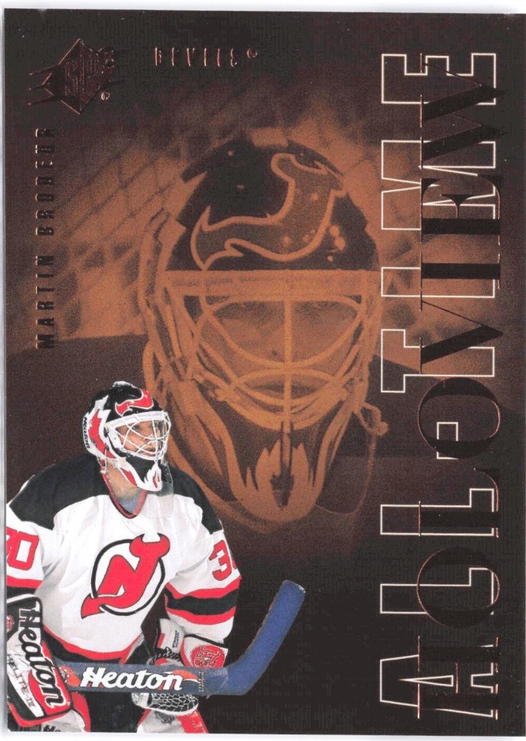 Martin Brodeur #ATG-BR Hockey Cards 2024 SPx All-Time Holoview
