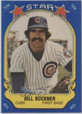 Bill Buckner #29 Baseball Cards 1981 Fleer Star Stickers