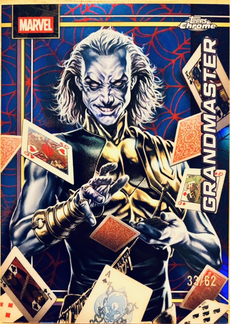 Grandmaster Spider-Web Red/Blue Refractor