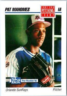 Pat Mahomes #295 1992 SkyBox AA Baseball