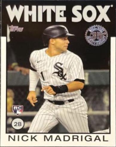 Nick Madrigal #86B-10 Baseball Cards 2021 Topps 1986 35th Anniversary