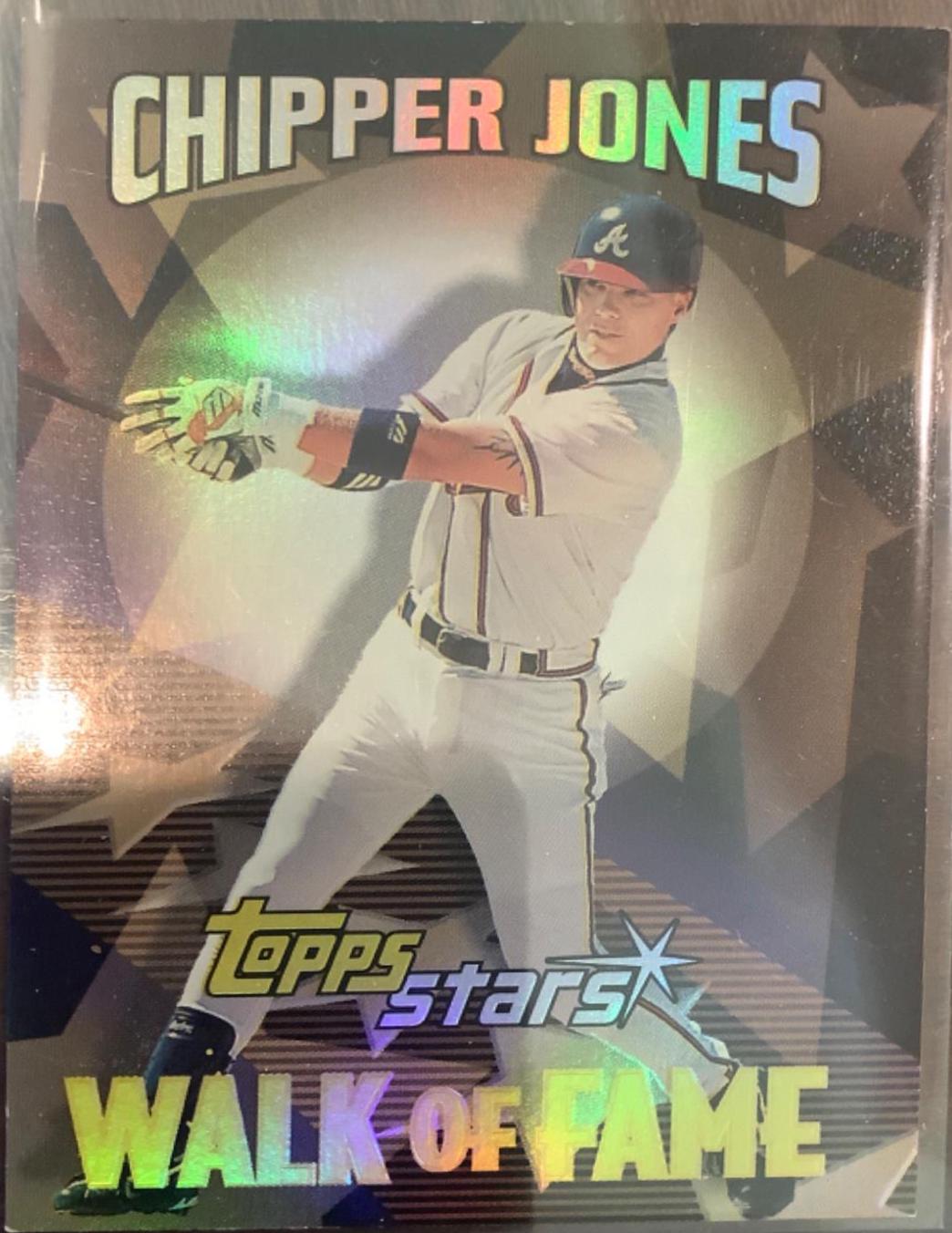 Chipper Jones #WF8 Baseball Cards 2000 Topps Stars Walk of Fame