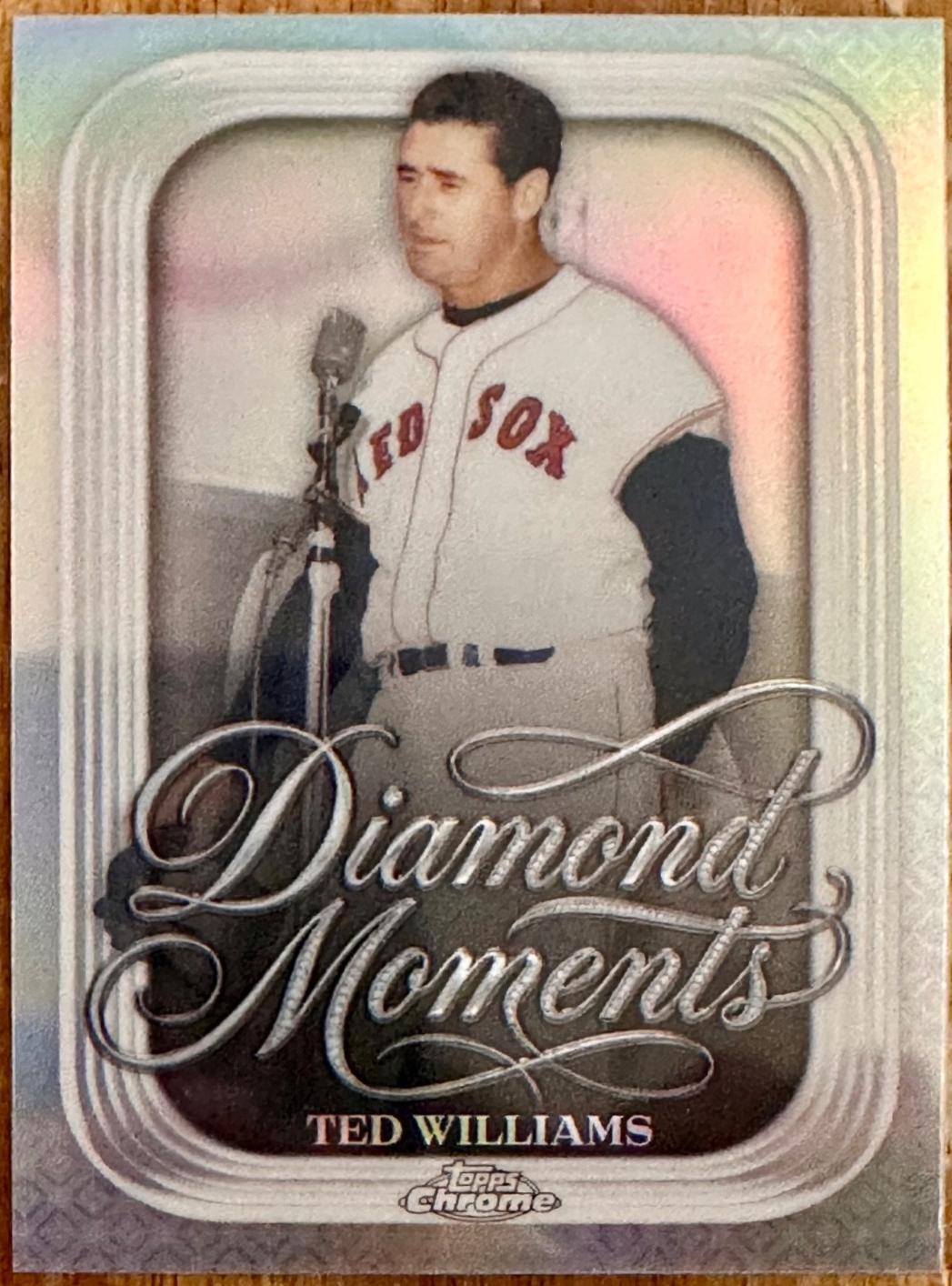 Ted Williams #DM-4 2026 Topps Chrome Baseball Diamond Moments