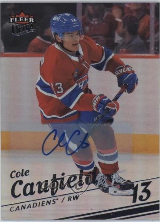 Cole Caufield [Rainbow Foil Auto] #9