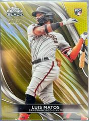 Luis Matos [Gold Refractor] #44 Baseball Cards 2024 Topps Chrome Black Prices