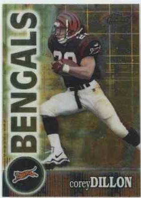 Corey Dillon #16 Football Cards 2000 Topps Finest