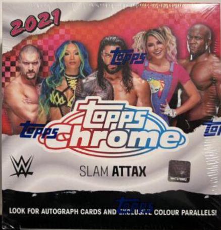 Hobby Box Wrestling Cards 2021 Topps Chrome WWE
