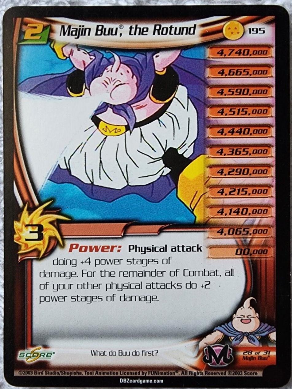 Majin Buu the Rotund 195 Dragon Ball Z Buu Saga
