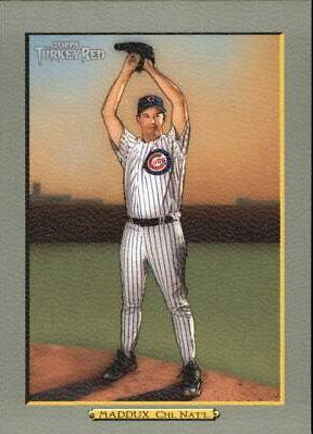Greg Maddux #38 Baseball Cards 2005 Topps Turkey Red