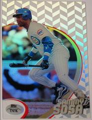 Sammy Sosa [Pattern 77] #28 Baseball Cards 1998 Topps Tek Prices