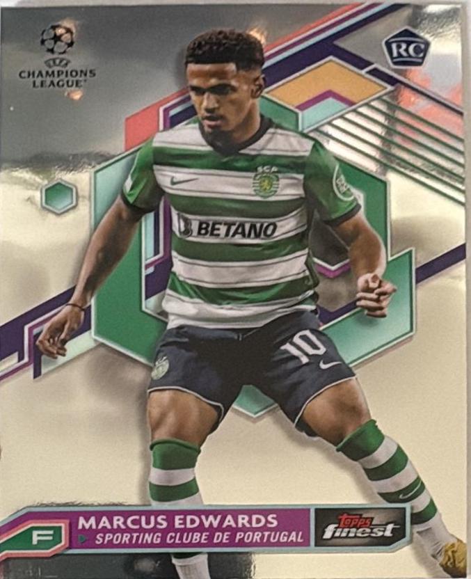 Marcus Edwards #74 2022 Topps Finest UEFA Club Competitions