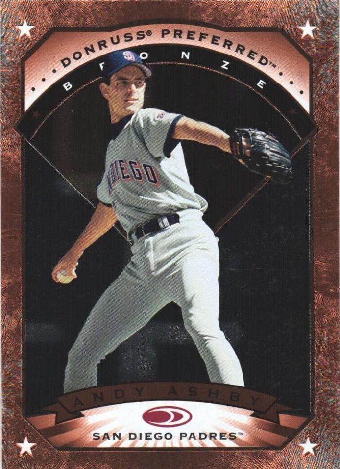 Andy Ashby #25 Baseball Cards 1997 Panini Donruss Preferred