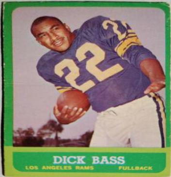 Dick Bass #39 Football Cards 1963 Topps
