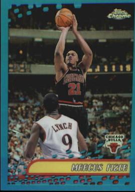Marcus Fizer Black Refractor #28 Basketball Cards 2001 Topps Chrome