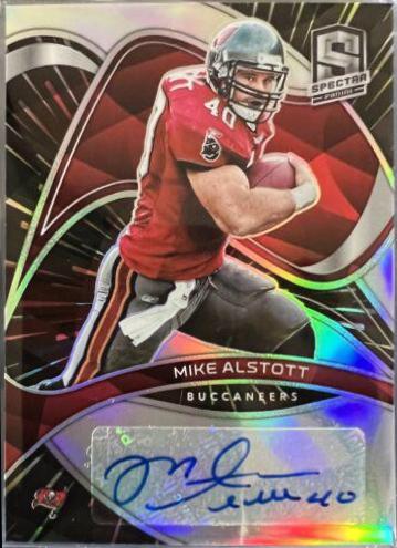 Mike Alstott #SIG-MAL Football Cards 2022 Panini Spectra Signatures