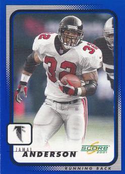 Jamal Anderson #9 Football Cards 2001 Panini Score