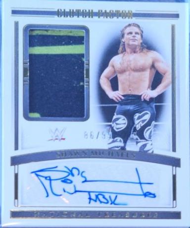 Shawn Michaels #CF-SHM Wrestling Cards 2024 Panini National Treasures WWE Clutch Factor Signature