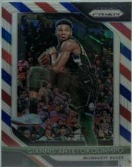 Giannis Antetokounmpo [Red, White, and Blue Prizm] #296 Prices