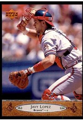 Javy Lopez #6 Baseball Cards 1996 Upper Deck