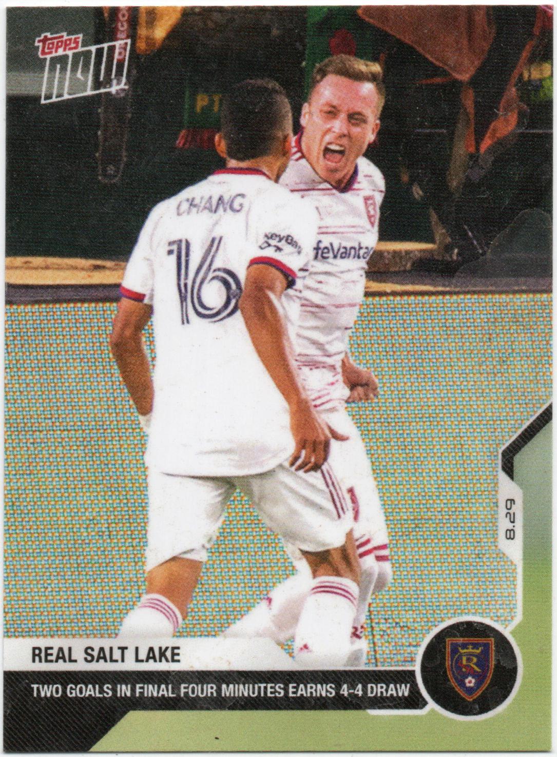 Real Salt Lake #19 Soccer Cards 2020 Topps Now MLS