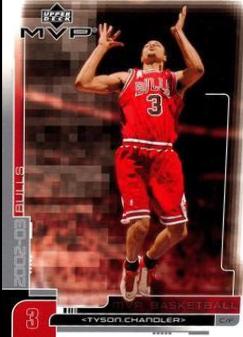 Tyson Chandler #23 Basketball Cards 2002 Upper Deck MVP