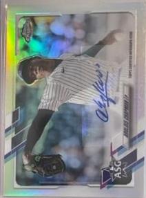 Aroldis Chapman #ASGA-AC Baseball Cards 2021 Topps Chrome Update All Star Game Autographs