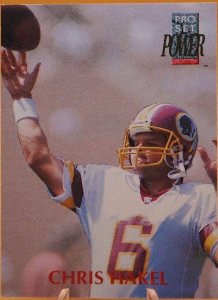 Chris Hakel #298 Football Cards 1992 Pro Set Power