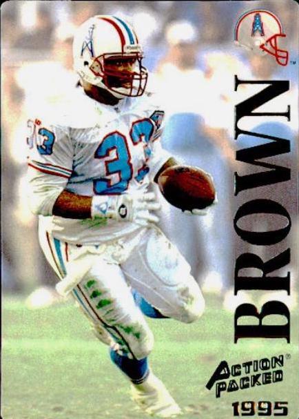 Gary Brown #71 1995 Action Packed Football