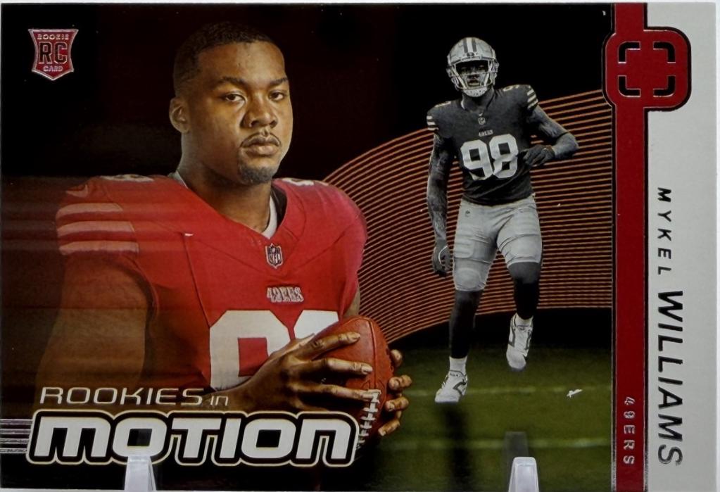 Mykel Williams #18 2025 Panini Photogenic Rookies In Motion Football
