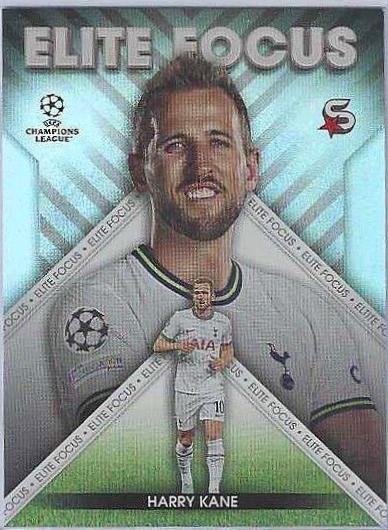 Harry Kane #EF-HK Soccer Cards 2022 Topps UEFA Superstars Elite Focus