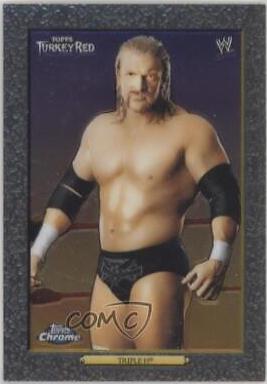 Triple H #91 Wrestling Cards 2007 Topps Heritage II Chrome WWE