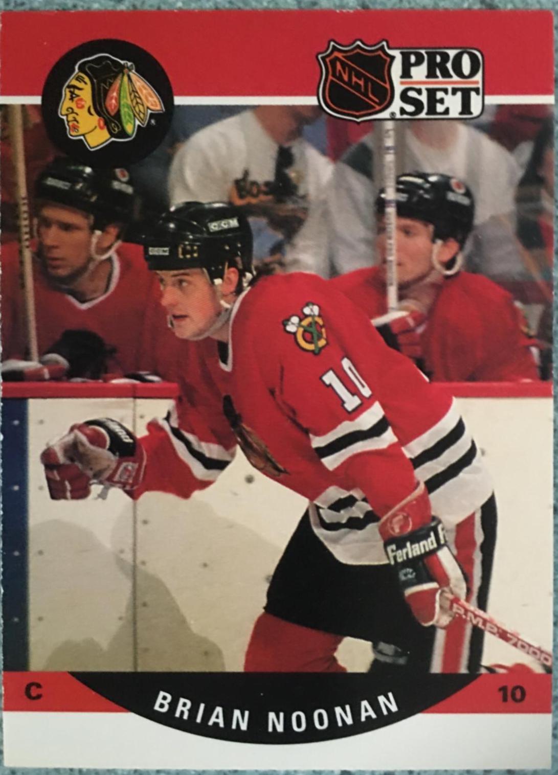 Brian Noonan #433 Hockey Cards 1990 Pro Set