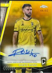 Diego Rossi [Gold Refractor] #31 Soccer Cards 2024 Topps Chrome MLS Prices