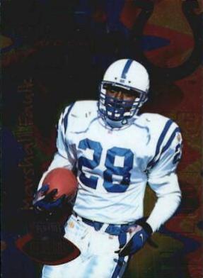 Marshall Faulk #77 1996 Playoff Illusions Football