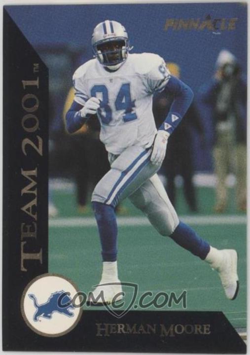 Herman Moore #23 Football Cards 1993 Pinnacle Team 2001