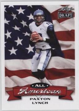Paxton Lynch #AA-10 2016 Leaf Draft All American Football
