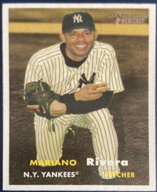Mariano Rivera #42 Baseball Cards 2006 Topps Heritage