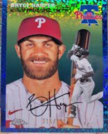 Bryce Harper [Blue Mini-Diamond Refractor] #337