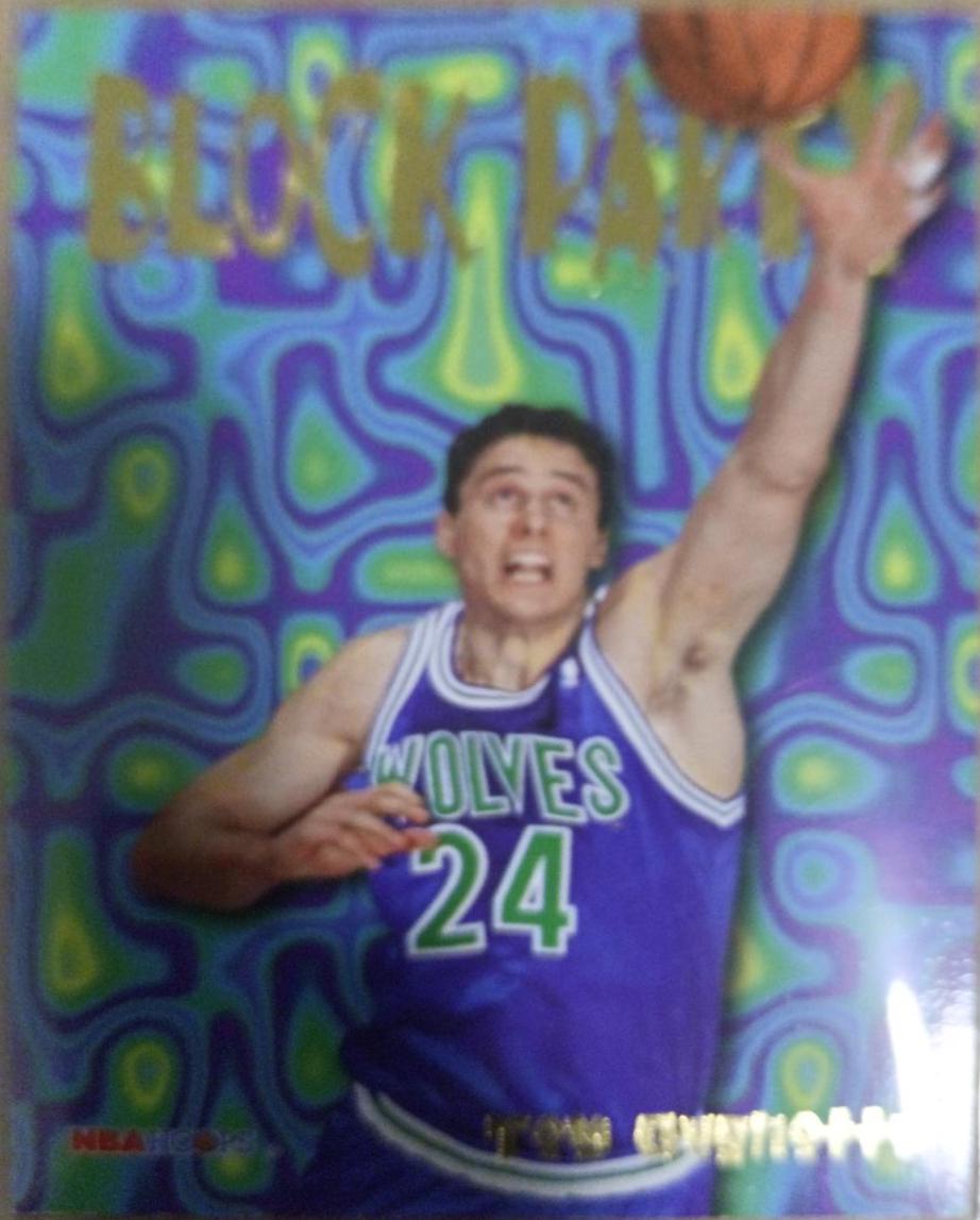 Tom Gugliotta #18 Basketball Cards 1995 Hoops Block Party