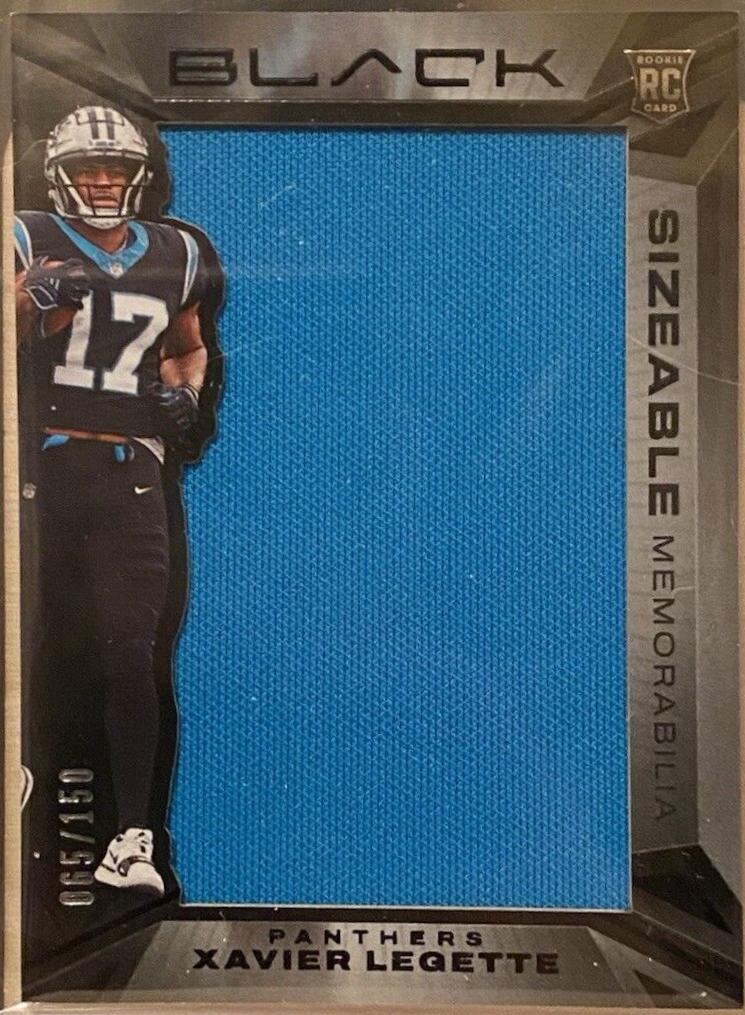 Xavier Legette #SR-XLE 2024 Panini Black Sizeable Rookie Memorabilia Football
