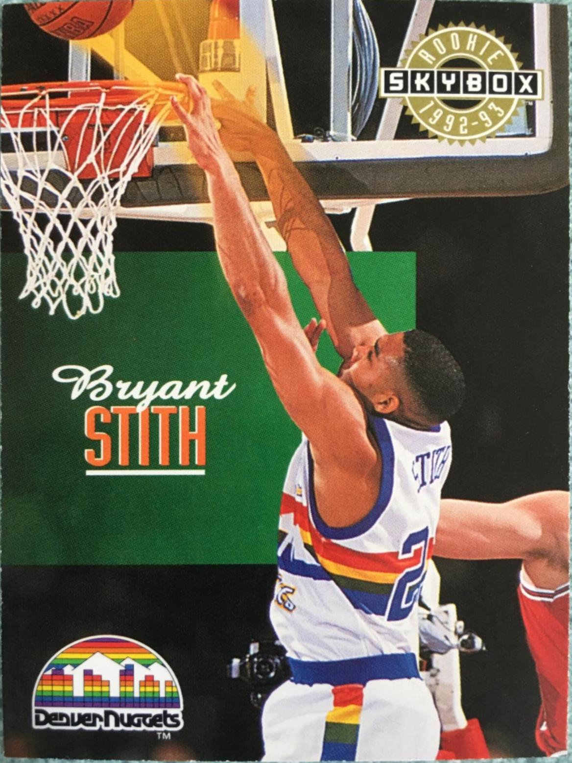 Bryant Stith #337 Basketball Cards 1992 Skybox