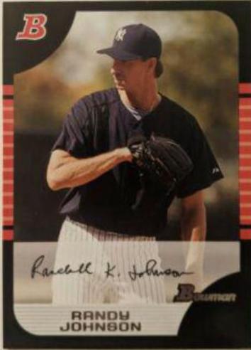Randy Johnson #40 Baseball Cards 2005 Bowman