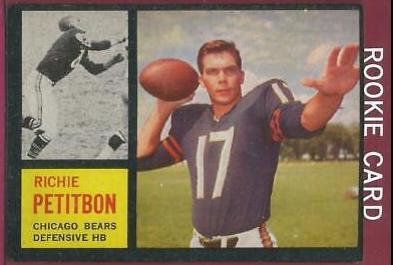 Richie Petitbon #23 Football Cards 1962 Topps