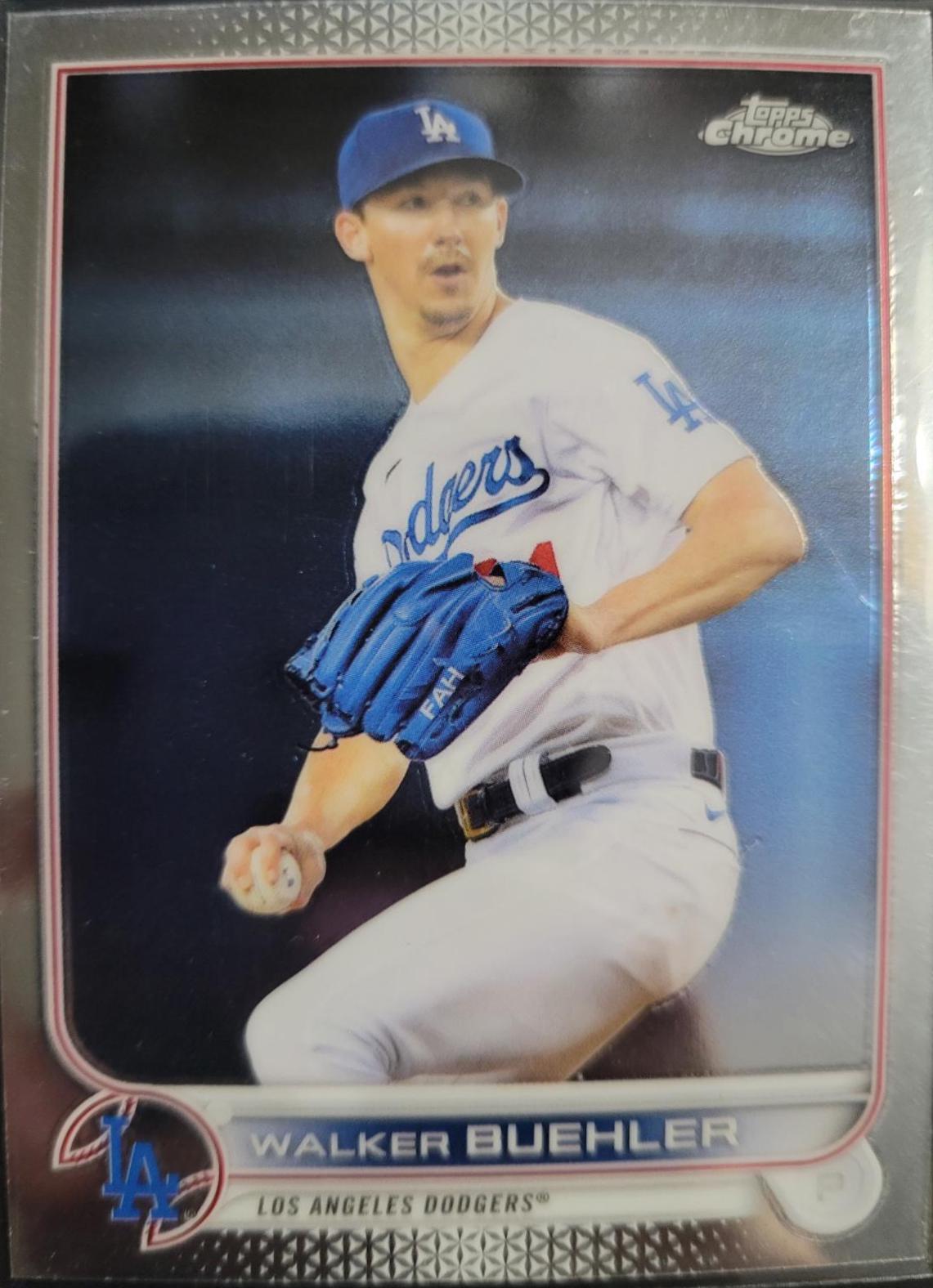 Walker Buehler #123 Baseball Cards 2022 Topps Chrome