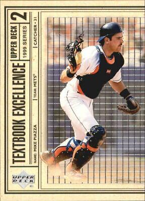Mike Piazza #T15 Baseball Cards 1999 Upper Deck Textbook Excellence