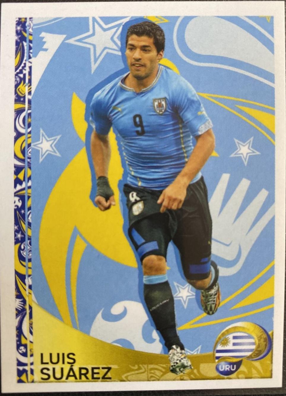 Luis Suarez #429 2016 Panini Copa America Centenario Sticker Soccer